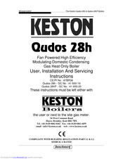 Keston Qudos 28h User, Installation And Servicing Instructions