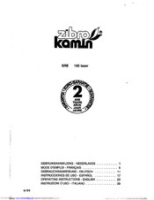 Mode d'emploi Zibro Kamin SRE 155 (Français - 74 des pages)