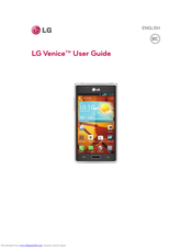 LG Venice User Manual