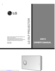 LG AN215 Owner's Manual