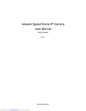 Adirondack Spas Speed Dome Camera User Manual