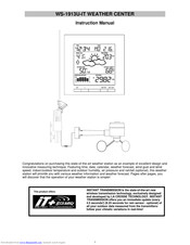 La Crosse Technology WS-1913U-IT Instruction Manual