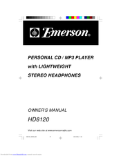 Emerson HD8120 Owner's Manual
