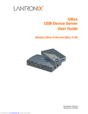 Lantronix UBOX 2100 User Manual