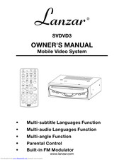 Lanzar SVDVD3 Owner's Manual