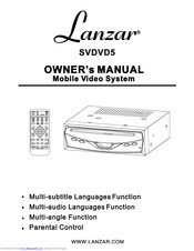Lanzar SVDVD5 Owner's Manual