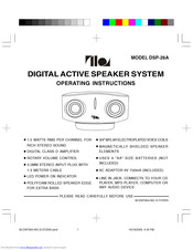 Lenoxx DSP-26A Operating Instructions Manual