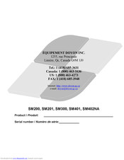 Doyon SM201 Installation And Maintenance Manual