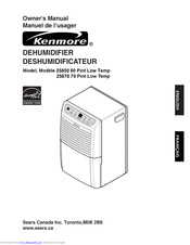 Kenmore 25850 Owner's Manual