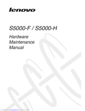 Lenovo S5000-H Maintenance Manual