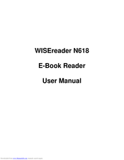 Hanvon WISEreader N618 User Manual
