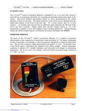 Stability Dynamics LG-Alert Owner's Manual