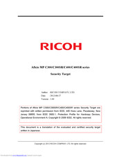 Ricoh Aficio MP C300SR Manual