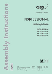 Grundig PHDQ 2002 BC Assembly Instructions Manual