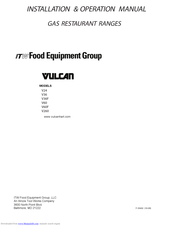 ITW Vulcan V24 Installation & Operation Manual