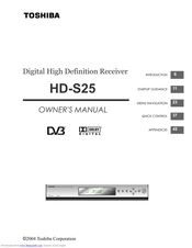 Toshiba HD-S25 Owner's Manual