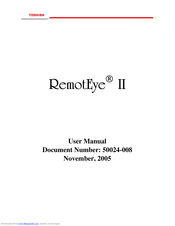 Toshiba RemoteEye II User Manual