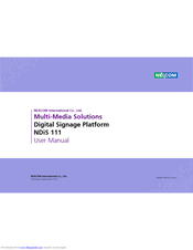 Nexcom NDiS 111 User Manual