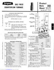 Bryant 393C Product Data Sheet