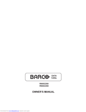 Barco R9002250 Owner's Manual