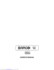 Barco R9002038 Owner's Manual