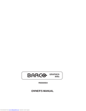 Barco R9000904 Owner's Manual