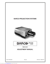 Barco UNI-TCR G6300 Adjustment Manual