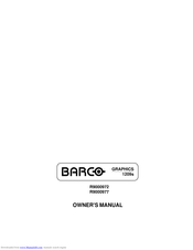 Barco R9000972 Owner's Manual