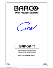 Barco Cine 8 R9002390 Manual