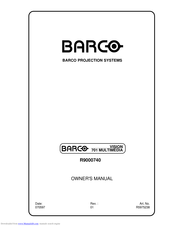 Barco BarcoVision R9000740 Owner's Manual
