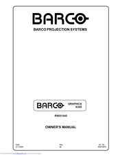 Barco BarcoGraphics Maxwell/ 6300 Owner's Manual
