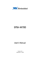 Embedded EPIA-M700 User Manual