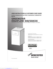 Worcester 550CDi User Instructions & Customer Care Manual