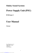Oakley PCB Issue 2 User Manual