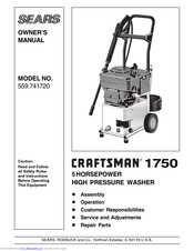 Craftsman 1750 User Manual