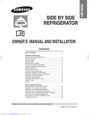 SAMSUNG RS23DCNS Owner's Manual And Installation