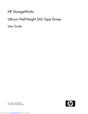 HP StorageWorks LTO-5 Ultrium 3000 User Manual