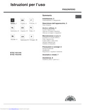 HOTPOINT-ARISTON BTSZ 1631/HA Operating Instructions Manual