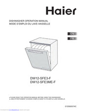 HAIER DW12-SFE3ME-F Operation Manual