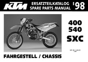 KTM 1998 SXC 540 Spare Parts Manual
