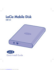 LaCie Mobile Disk Quick Install Manual