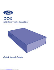 LaCie Box Quick Install Manual