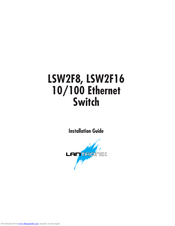 Lantronix LSW2F8 Installation Manual