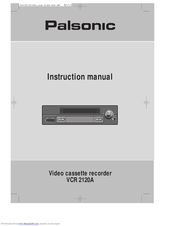 Palsonic VCR2120A Instruction Manual