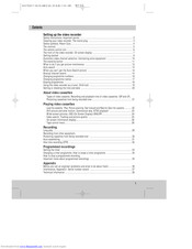 Seg VCR2360IRL Instruction Manual