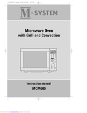 M-system MCM600 Instruction Manual