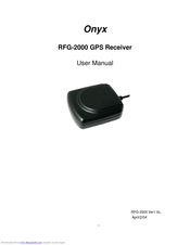 RoyalTek Onyx RFG-2000 User Manual