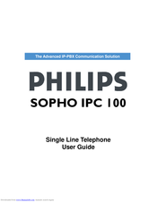 Philips SOPHO IPC 100 User Manual