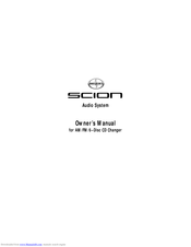 Scion scion audio system Owner's Manual