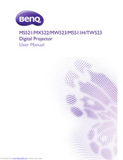BenQ MW523 User Manual